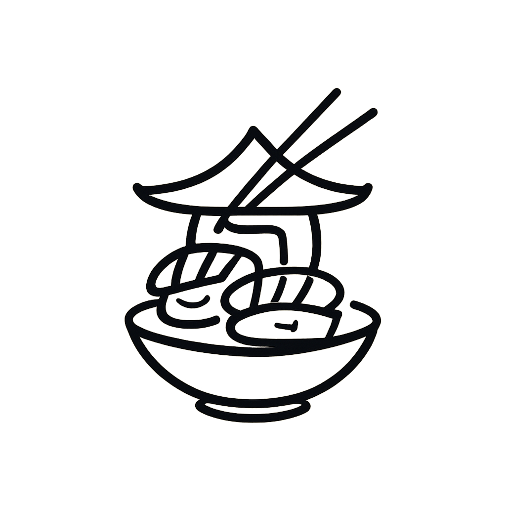 A bowl of ramen noodles with chopsticks.